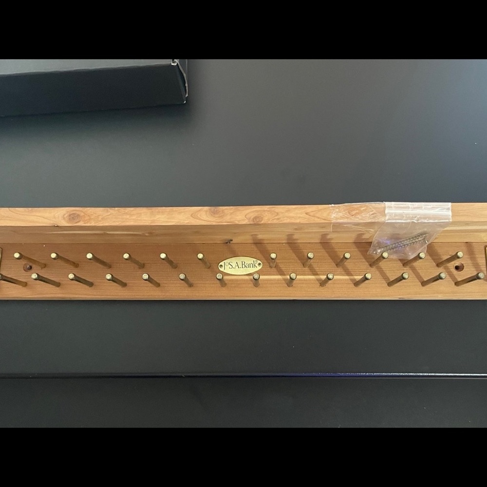 Brand new Jos A. Bank tie rack